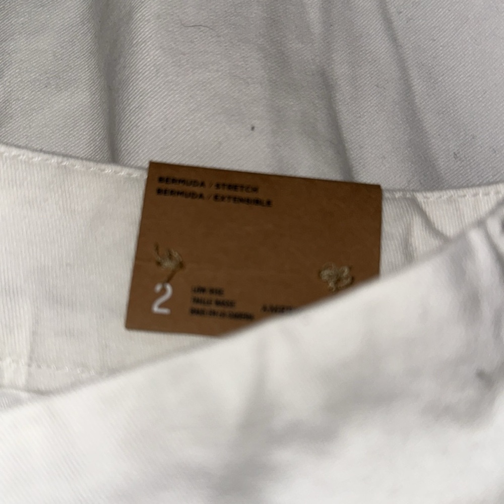 NWT American Eagle white Bermuda shorts - Picture 6 of 7